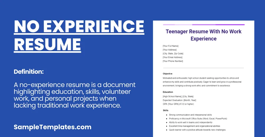 How to write a professional resume with no job experience for fresh graduates