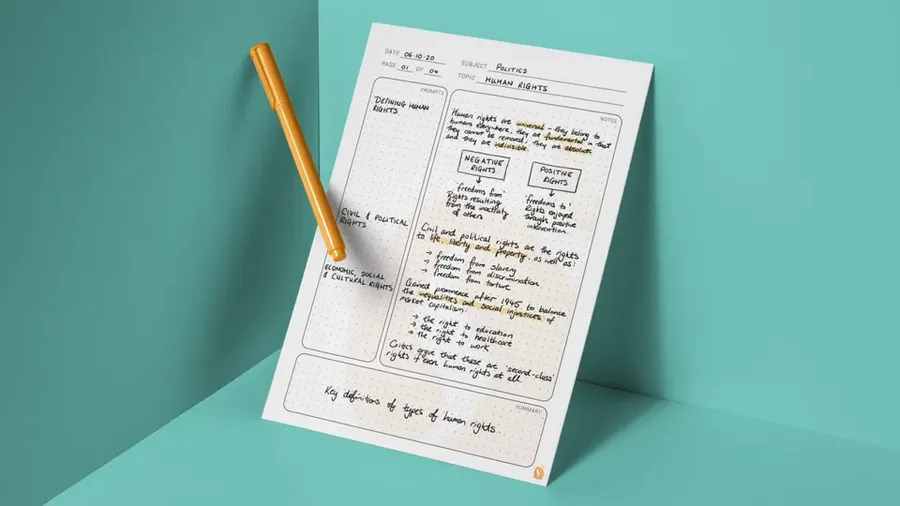 How to take effective notes during lectures structural data organization