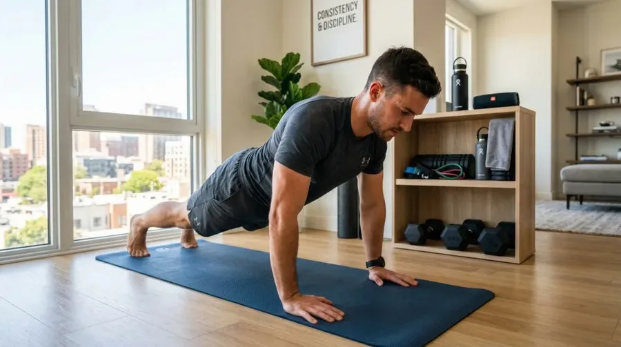 Practical tips to stay consistent with home workout routines