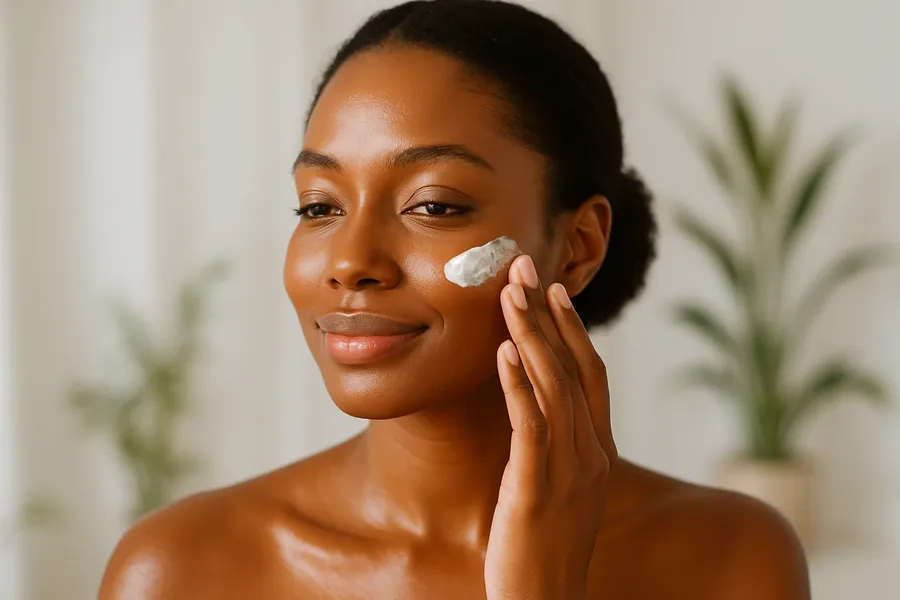 Simple natural skincare routine for glowing skin and hydration