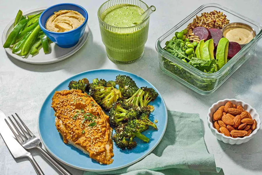 Simple meal plan ideas for healthy living beginners batch cooking setup