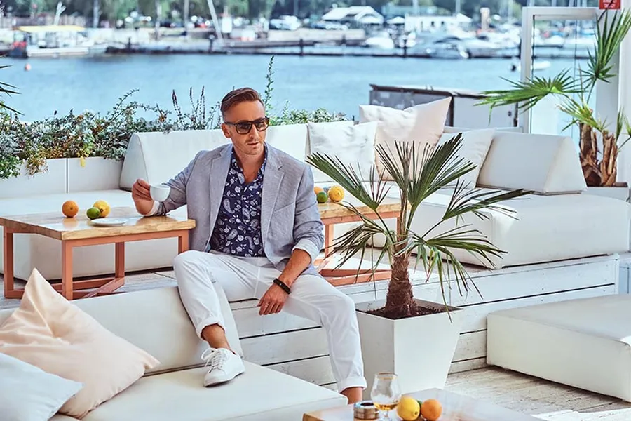 Luxury lifestyle vs normal lifestyle differences visual comparison assets side by side