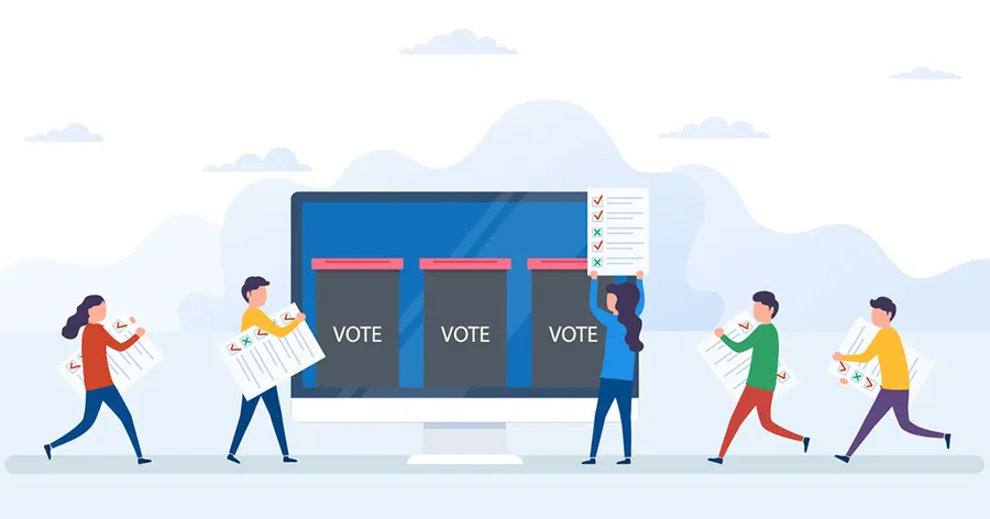 Visual election campaign polling metrics and demographic tracking