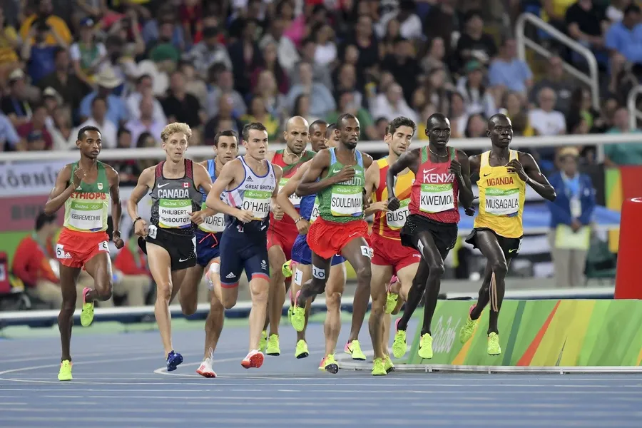 Athletics & Olympics Olympic athletics track statistics and visual timing metrics