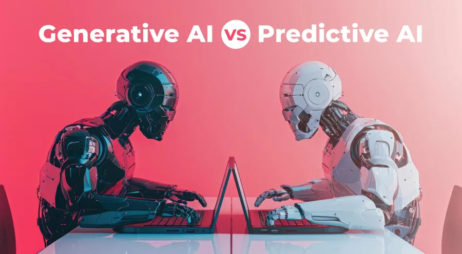 Practical examples of generative AI vs predictive machine learning in daily life
